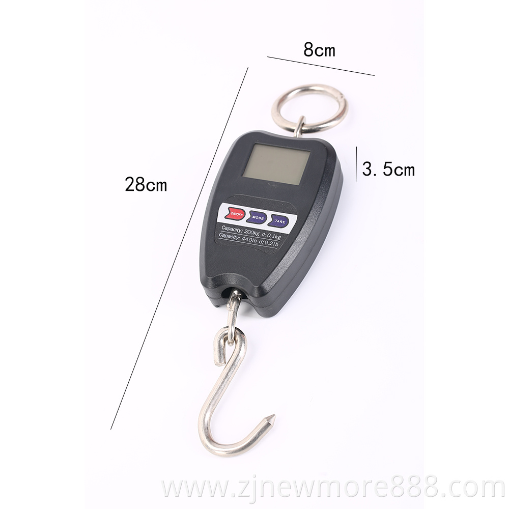 440lb/200kg Portable Digital Heavy Duty Crane Scale